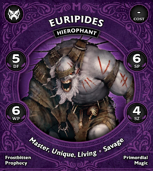 Euripides, Hierophant front