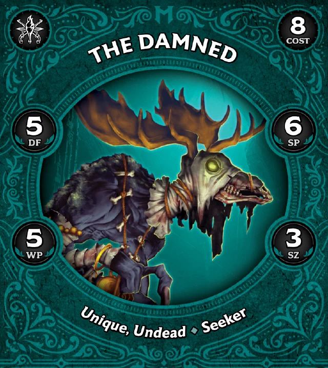 the Damned front