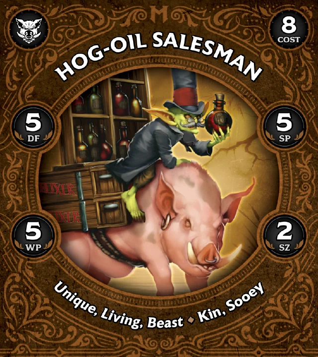 Hog Oil Salesman front