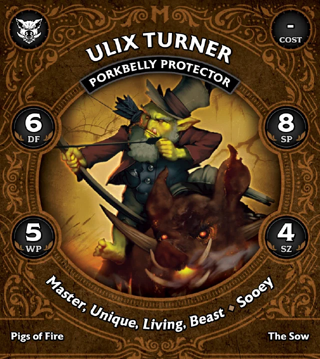 Ulix Turner, Porkbelly Protector front