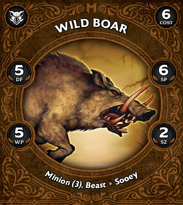 Wild Boar C front