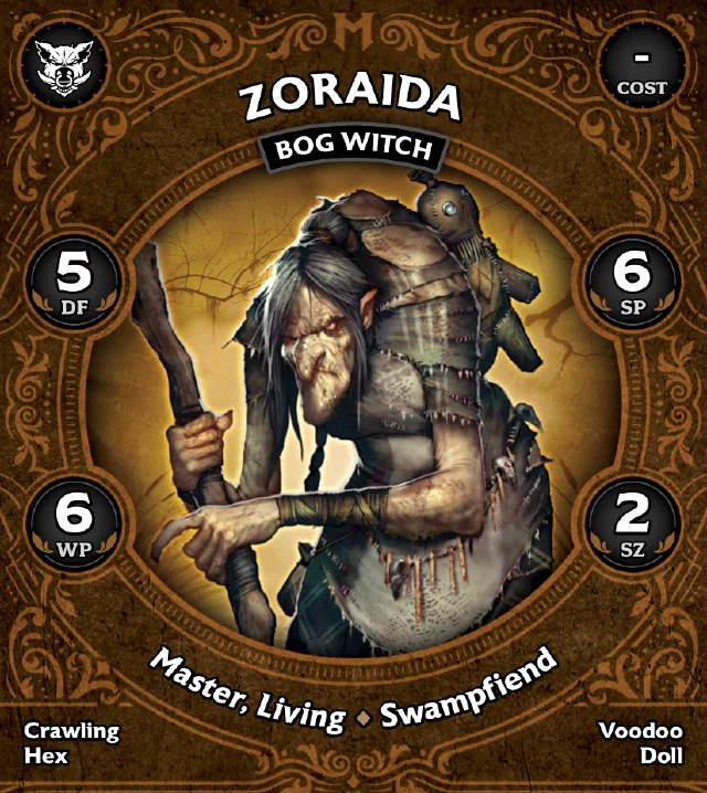 Zoraida, Bog Witch front