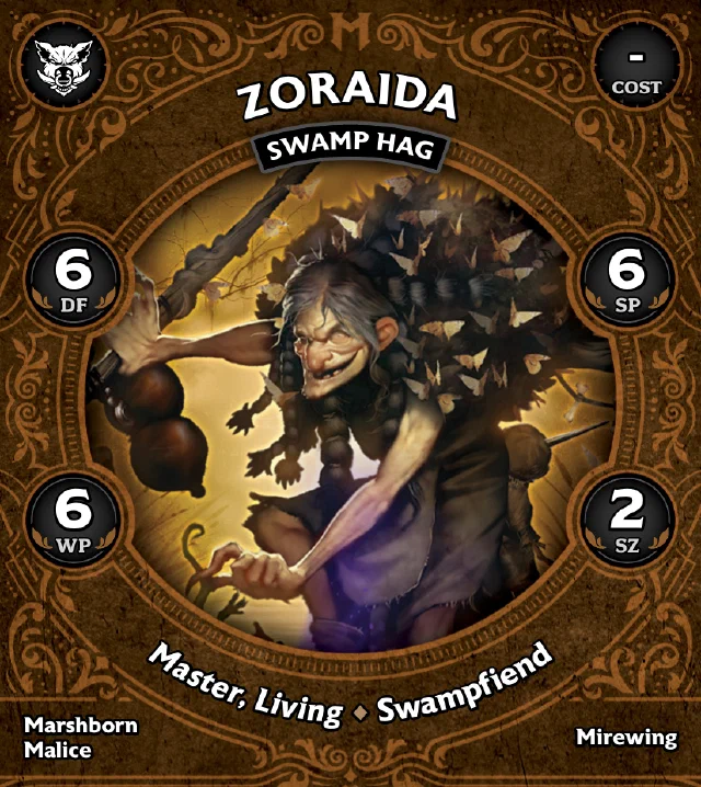 Zoraida, Swamp Hag front