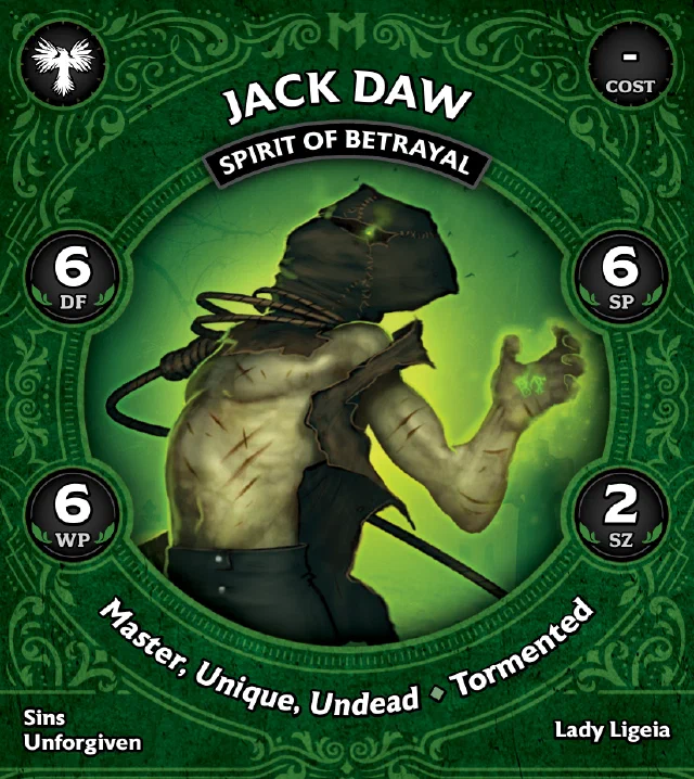 Jack Daw, Spirit of Betrayal front