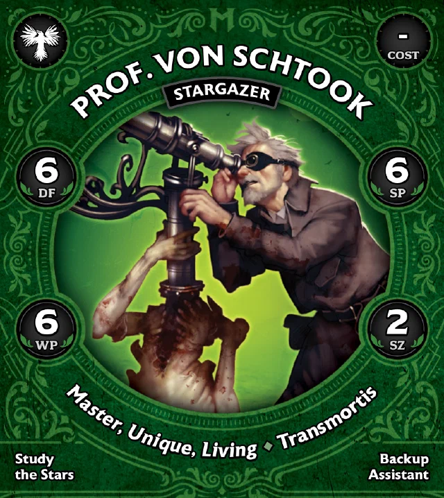 Prof Von Schtook, Stargazer front