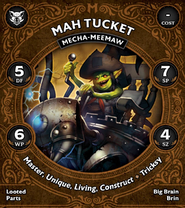 Mah Tucket, Mecha-Meemaw front