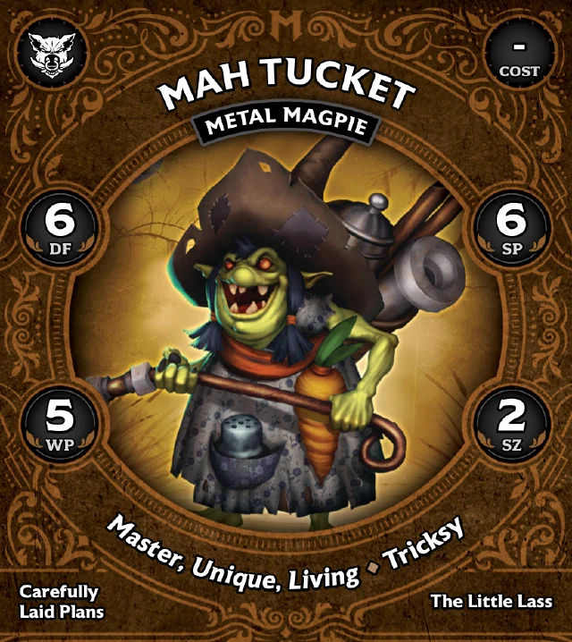 Mah Tucket, Metal Magpie front
