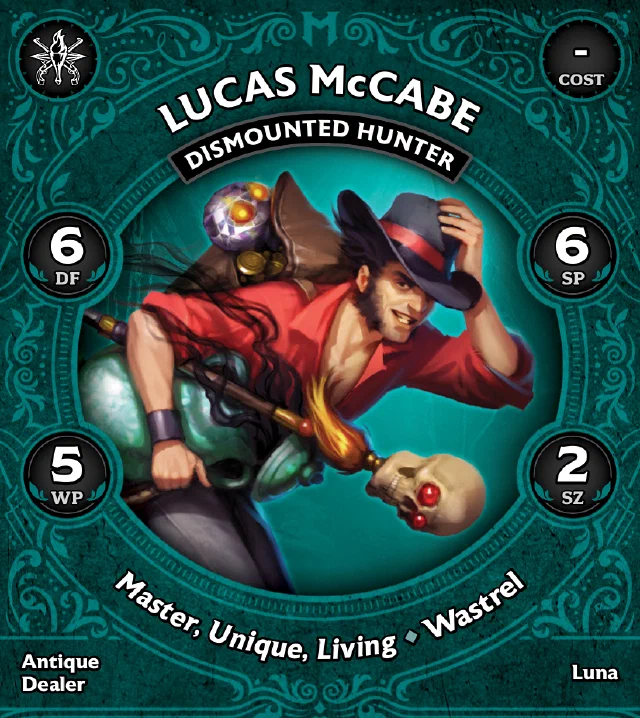 Lucas McCabe, Dismounted Hunter front