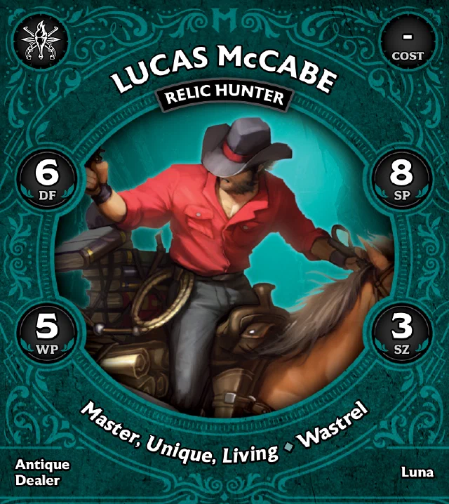 Lucas McCabe, Relic Hunter front