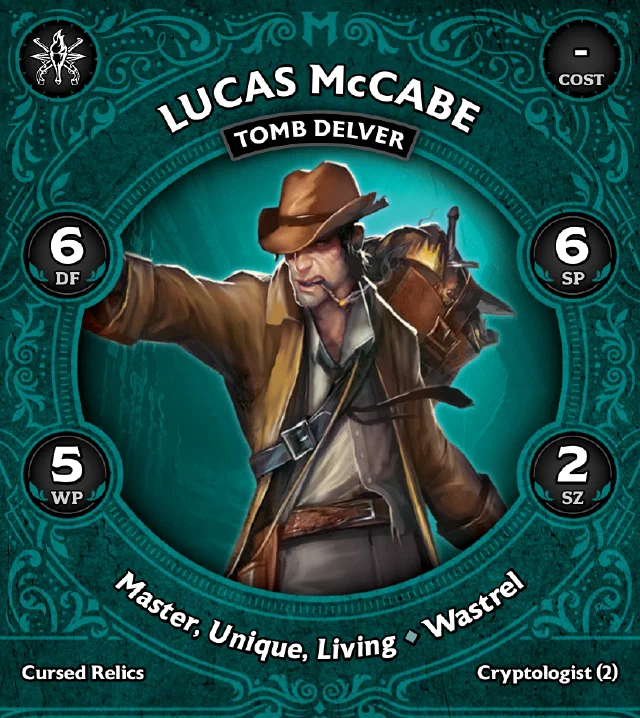 Lucas McCabe, Tomb Delver front