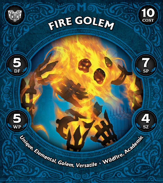 Academic Fire Golem front
