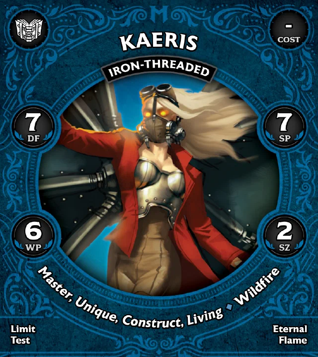 Kaeris, Iron-Threaded front