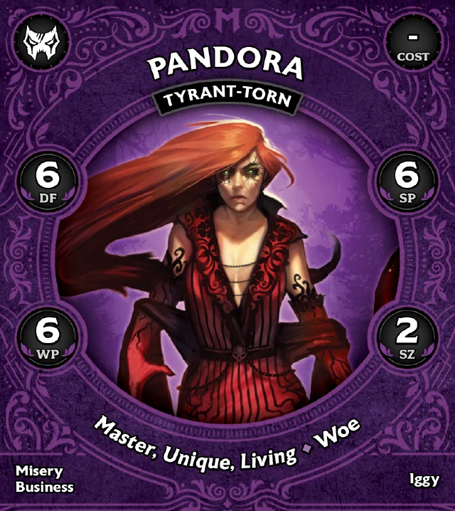 Pandora, Tyrant-Torn front